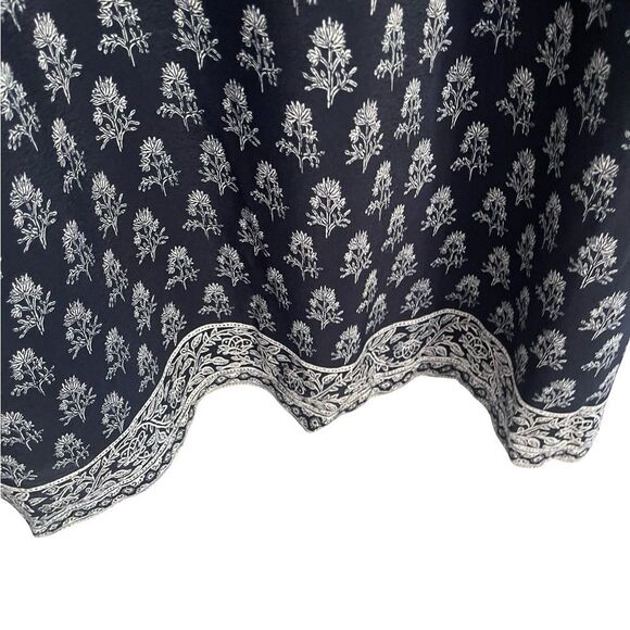 Style & Co. Navy Blue Sleeveless Slip Dress with side split - Picture 5 of 9